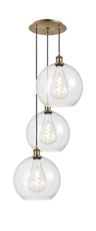 Ballston LED Pendant in Antique Brass (405|113B-3P-AB-G122-12)