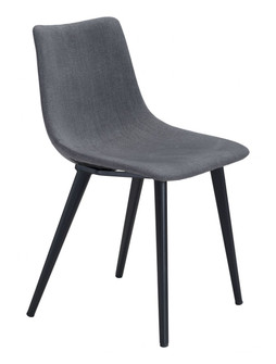 Daniel Dining Chair in Gray, Black (339|101949)