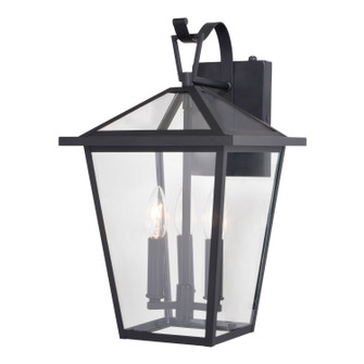 Derby Three Light Outdoor Wall Mount in Matte Black (63|T0718)
