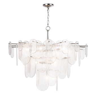 Echo Ten Light Chandelier in Polished Nickel (400|16-1434PN)