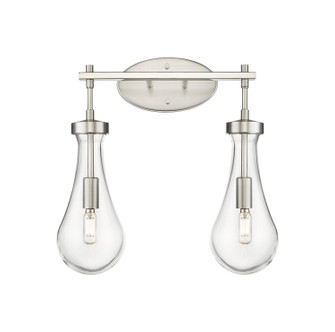 Downtown Urban LED Bath Vanity in Satin Nickel (405|451-2W-SN-G451-5CL)