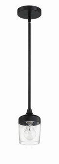 Wrenn One Light Mini Pendant in Flat Black (46|58191-FB)