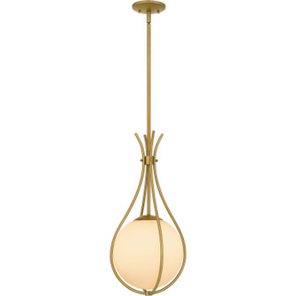 Quoizel Pendant One Light Mini Pendant in Aged Brass (10|QP6216AB)