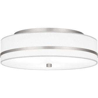 Quoizel Flush Mount Three Light Flush Mount in Brushed Nickel (10|QFL6180BN)