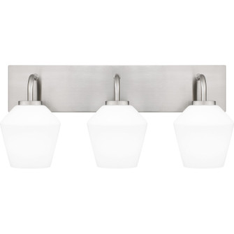 Nielson Three Light Bath in Brushed Nickel (10|NIE8621BN)