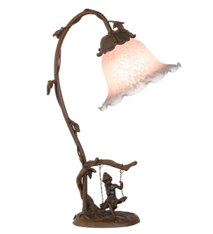 Fluted Bell One Light Mini Lamp in Bronze,Antique Brass (57|269723)