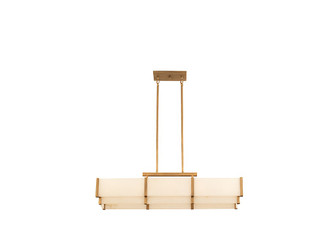 Orleans Five Light Linear Chandelier in Distressed Gold (51|1-2330-5-60)