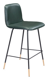 Var Counter Chair in Green, Black, Gold (339|101895)