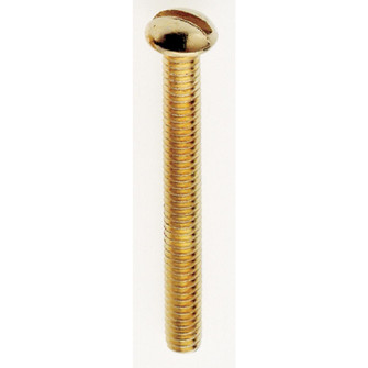 Round Head Slotted Machine Screw in Brass Plated (230|90-028)