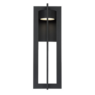 Chamber LED Wall Light in Black (34|WS-W48625-BK)