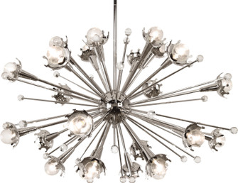 Jonathan Adler Sputnik 24 Light Chandelier in Polished Nickel w/Crystal (165|S710)