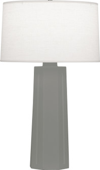 Mason One Light Table Lamp in Matte Smoky Taupe Glazed Ceramic (165|MST60)