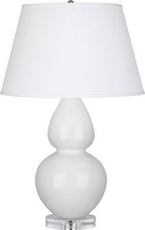 Double Gourd One Light Table Lamp in Lily Glazed Ceramic w/Lucite (165|A670X)