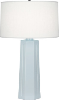Mason One Light Table Lamp in Baby Blue Glazed Ceramic (165|966)