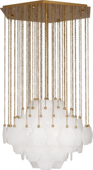 Jonathan Adler Vienna Three Light Chandelier in Modern Brass (165|865)