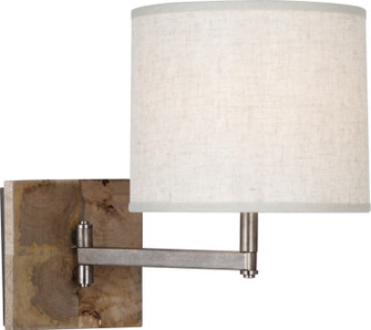 Oliver One Light Wall Swinger in Unfinished Mango Wood w/Patina Nickel (165|829)