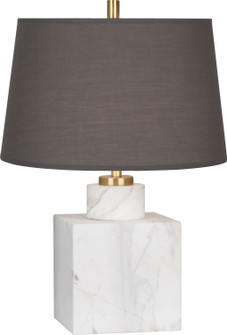 Jonathan Adler Canaan One Light Accent Lamp in Carrara Marble Base w/Antique Brass (165|795X)
