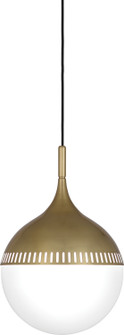 Jonathan Adler Rio One Light Pendant in Antique Brass (165|779)