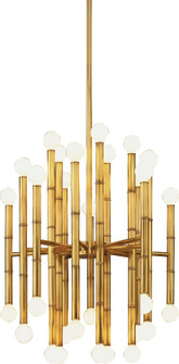 Jonathan Adler Meurice 30 Light Chandelier in Modern Brass (165|654)