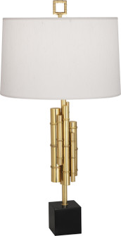 Jonathan Adler Meurice One Light Table Lamp in Modern Brass w/Matte Black Base (165|634)