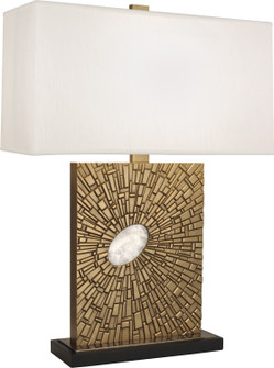 Goliath One Light Table Lamp in Antiqued Modern Brass w/White Rock Crystal (165|415)