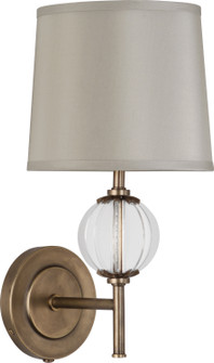 Latitude One Light Wall Sconce in Aged Brass w/Clear Glass (165|3374)