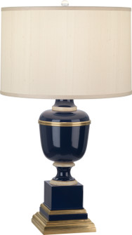 Annika One Light Table Lamp in Cobalt Lacquered Paint w/Natural Brass and Ivory Crackle (165|2500X)