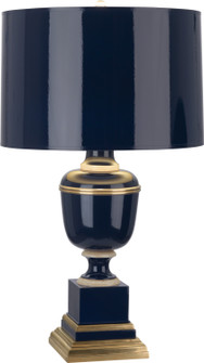 Annika One Light Table Lamp in Cobalt Lacquered Paint w/Natural Brass and Ivory Crackle (165|2500)