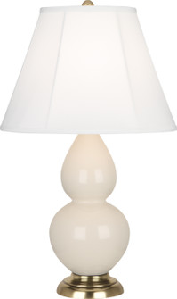 Small Double Gourd One Light Accent Lamp in Bone Glazed Ceramic (165|1774)