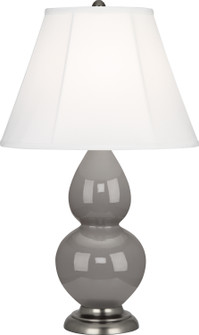 Small Double Gourd One Light Accent Lamp in Smoky Taupe Glazed Ceramic (165|1770)