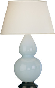 Double Gourd One Light Table Lamp in Baby Blue Glazed Ceramic w/Deep Patina Bronze (165|1646X)