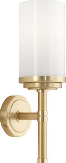 Halo One Light Wall Sconce in Brushed Brass and Natural Brass (165|1324)