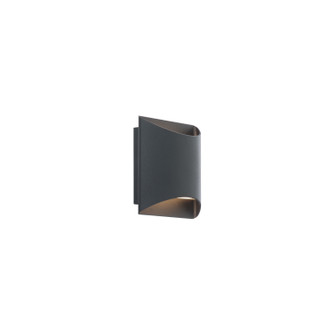 Duet LED Wall Sconce in Black (34|WS-55206-35-BK)