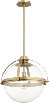 Meridian Globe Pendants One Light Pendant in Aged Brass (19|88-20-80)