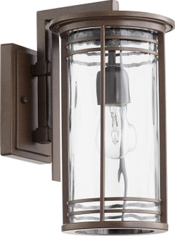 Larson One Light Outdoor Lantern in Oiled Bronze w/ Clear Hammered Glass (19|7916-7-186)