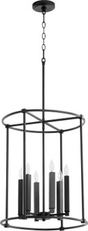 Olympus Six Light Entry Pendant in Textured Black (19|686-6-69)