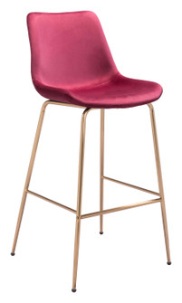 Tony Bar Chair in Red, Gold (339|101759)