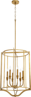 Marquee Six Light Pendant in Gold Leaf (19|6814-6-74)