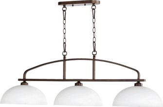 Reyes Three Light Island Pendant in Oiled Bronze (19|6660-3-86)