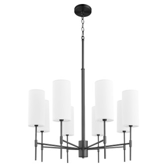 Hamilton Eight Light Chandelier in Matte Black (19|663-8-59)