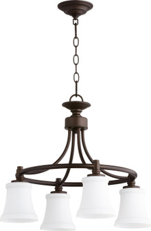 Rossington Four Light Chandelier in Oiled Bronze (19|6422-4-86)