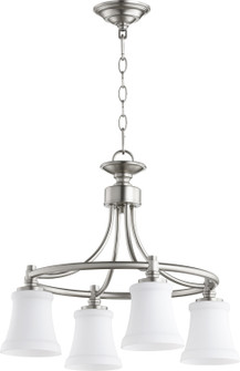 Rossington Four Light Chandelier in Satin Nickel (19|6422-4-65)