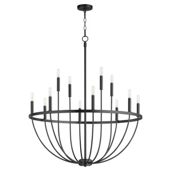 Tribute 12 Light Chandelier in Matte Black (19|6374-12-59)