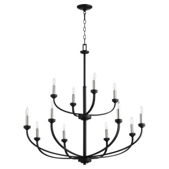 Reyes 12 Light Chandelier in Textured Black (19|6160-12-69)