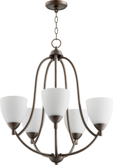 Barkley Five Light Chandelier in Oiled Bronze (19|6069-5-86)