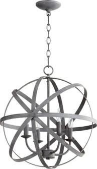 Celeste Four Light Chandelier in Zinc (19|6009-4-17)