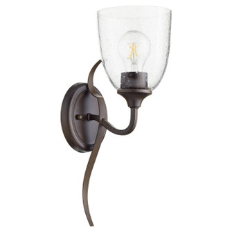 Jardin One Light Wall Mount in Oiled Bronze w/ Clear/Seeded (19|5427-1-286)