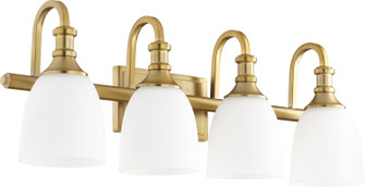 Richmond Four Light Vanity in Aged Brass (19|5011-4-80)