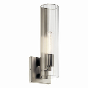 Jemsa One Light Wall Sconce in Brushed Nickel (12|55165NI)