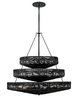 Ophelia LED Chandelier in Black (13|42308BK-BK)